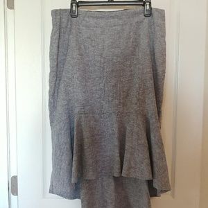 Denim colored mermaid skirt--size 14